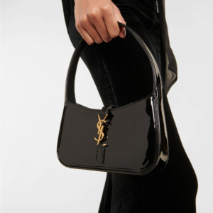 Le 5 À 7 Patent Leather Shoulder Bag